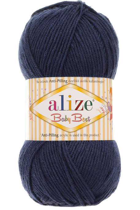 Alize Yarn - ALİZE BABY BEST KNİTTİNG YARN 58 NAVY BLUE