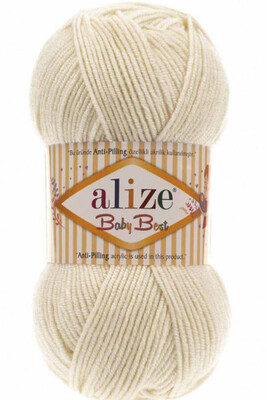 Alize Yarn - ALİZE BABY BEST KNİTTİNG YARN 62 Light Cream