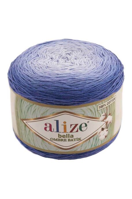 Alize Yarn - ALİZE BELLA OMBRE BATİK YARN 7407