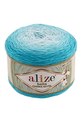 Alize Yarn - ALİZE BELLA OMBRE BATİK YARN 7409