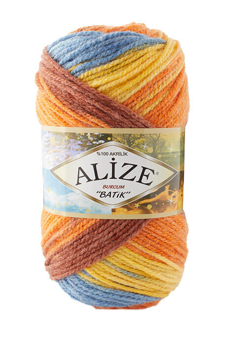 Alize Yarn - ALİZE BURCUM BATİK 7647