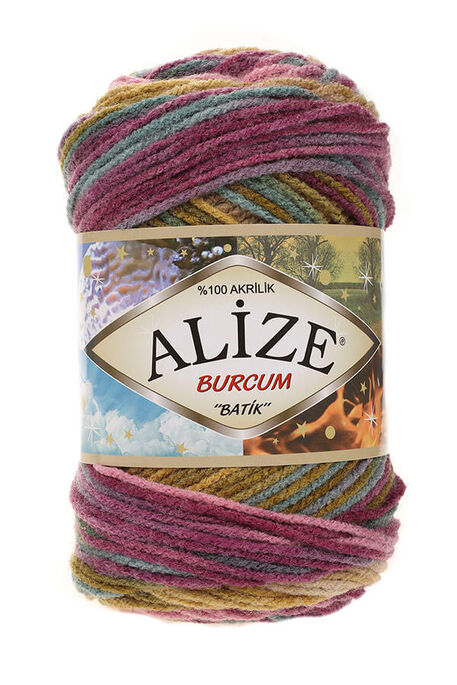 Alize Yarn - ALİZE BURCUM BATİK YARN 4341