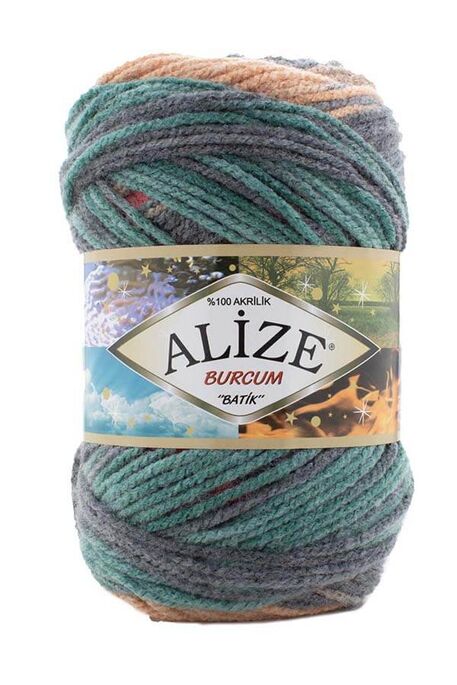 Alize Yarn - ALİZE BURCUM BATİK YARN 7399