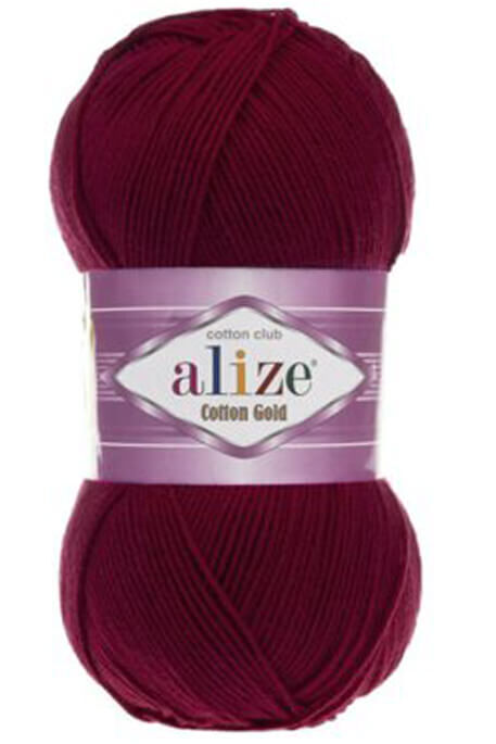 ALİZE - ALİZE COTTON GOLD 57 Bordo