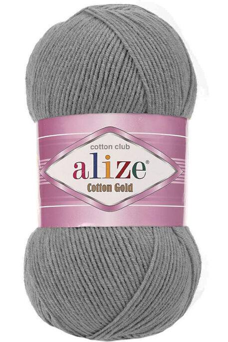 Alize Yarn - ALİZE COTTON GOLD 828 Kömür Grisi