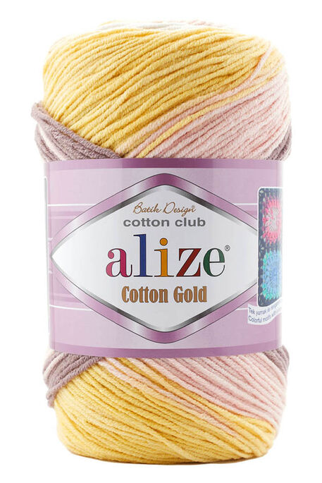 ALİZE - ALİZE COTTON GOLD BATİK 6787