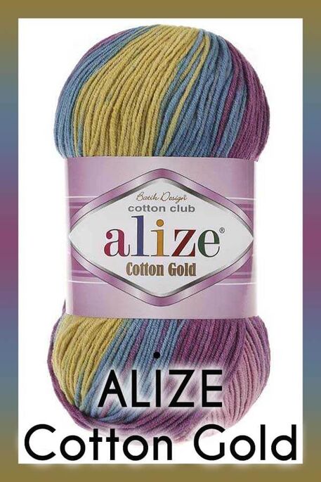 ALİZE - ALİZE COTTON GOLD BATİK 6794