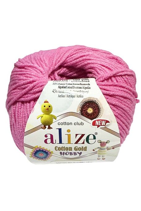 ALİZE - ALİZE COTTON GOLD HOBBY NEW 264 Koyu Pembe