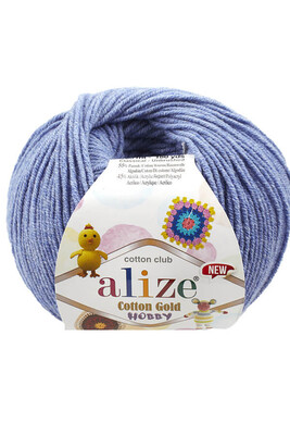 ALİZE - ALİZE COTTON GOLD HOBBY NEW 374 Mavi Melanj