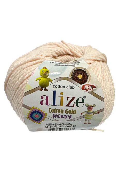 ALİZE - ALİZE COTTON GOLD HOBBY NEW 401 Ten