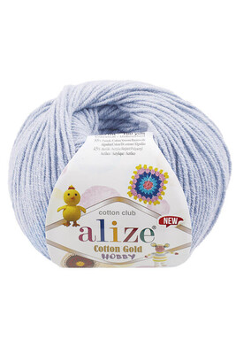 ALİZE - ALİZE COTTON GOLD HOBBY NEW 513 Kristal Mavi