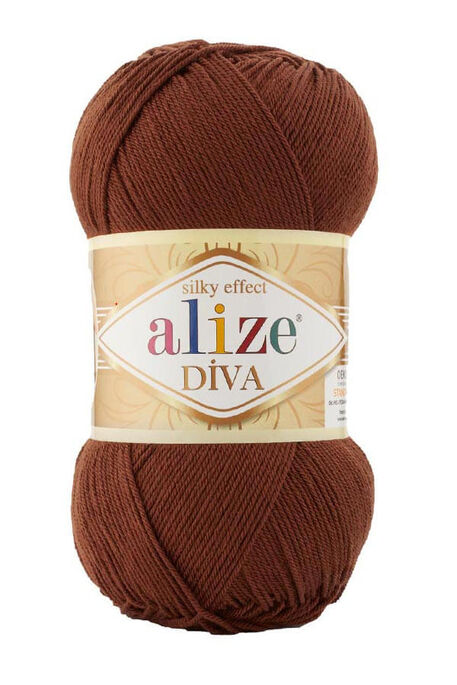 Alize Yarn - ALİZE DİVA 690 Koyu Bakır