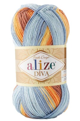 Alize Yarn - ALİZE DİVA BATİK COLOR 7647