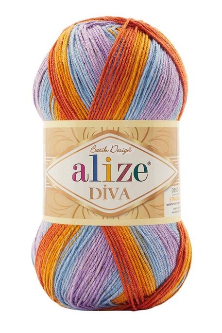 Alize Yarn - ALİZE DİVA BATİK COLOR 7794