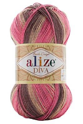 Alize Yarn - ALİZE DİVA BATİK COLOR 7829