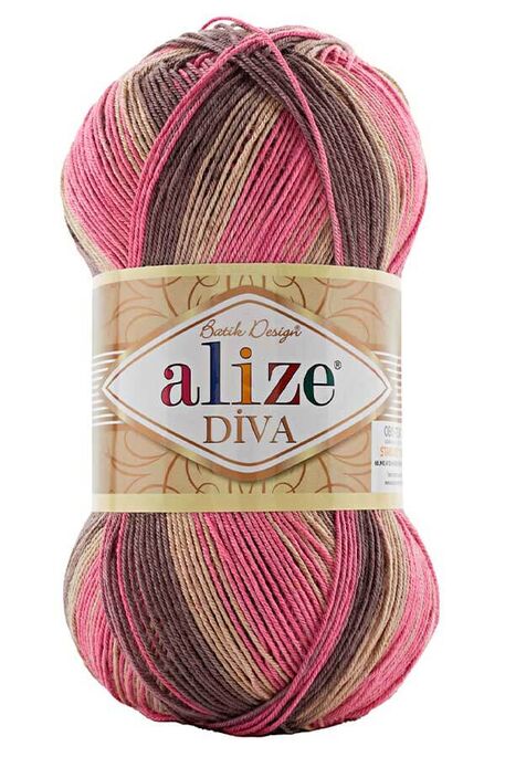 Alize Yarn - ALİZE DİVA BATİK COLOR 7829