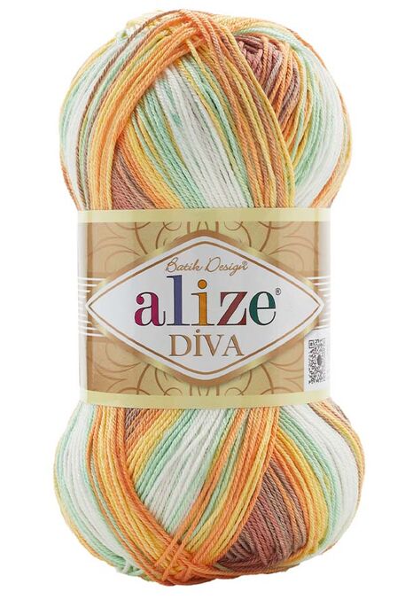 Alize Yarn - ALİZE DİVA BATİK 8022