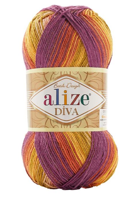 Alize Yarn - ALİZE DİVA BATİK 8027