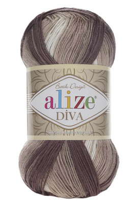 Alize Yarn - ALİZE DİVA BATİK KNİTTİNG YARN 1815