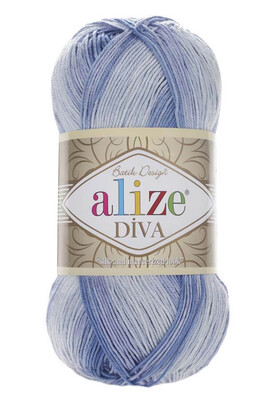 Alize Yarn - ALİZE DİVA BATİK KNİTTİNG YARN 3282