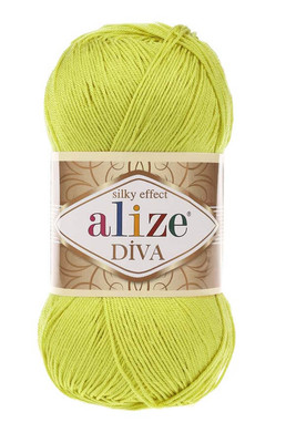 Alize Yarn - ALİZE DİVA KNİTTİNG YARN 109 Lemon