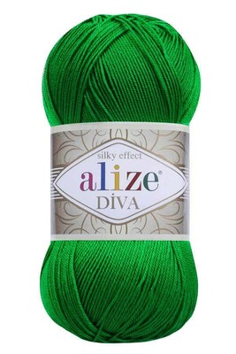 Alize Yarn - ALİZE DİVA KNİTTİNG YARN 123 Emerald