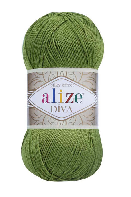 Alize Yarn - ALİZE DİVA KNİTTİNG YARN 210 Green