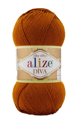 Alize Yarn - ALİZE DİVA KNİTTİNG YARN 234 Tobacco