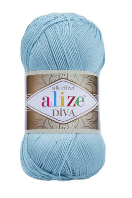 Alize Yarn - ALİZE DİVA KNİTTİNG YARN 346 Sky blue