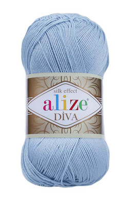 Alize Yarn - ALİZE DİVA KNİTTİNG YARN 350 Sea blue