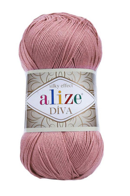 Alize Yarn - ALİZE DİVA KNİTTİNG YARN 354 rose