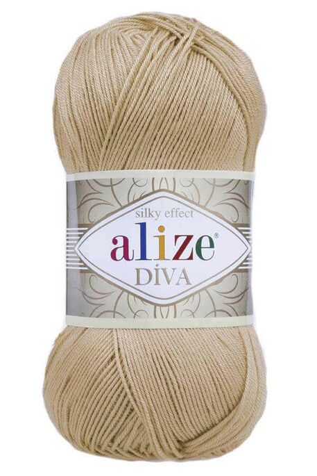 Alize Yarn - ALİZE DİVA KNİTTİNG YARN 368 CAMEL HAIR