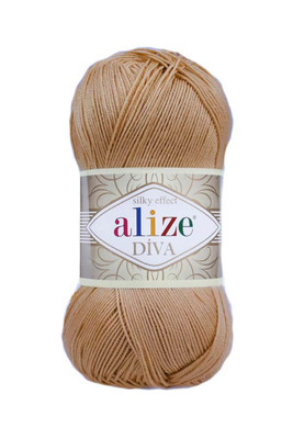 Alize Yarn - ALİZE DİVA KNİTTİNG YARN 369 CARAMEL