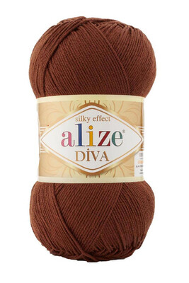 Alize Yarn - ALİZE DİVA KNİTTİNG YARN 690 Dark Copper