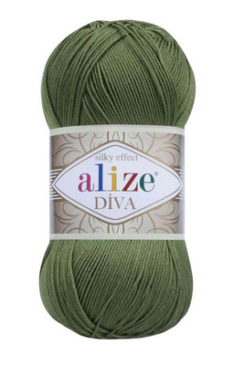 Alize Yarn - ALİZE DİVA KNİTTİNG YARN 79 Pine Green