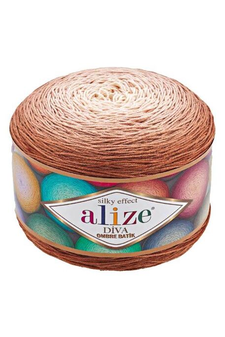 Alize Yarn - ALİZE DİVA OMBRE BATİK COLOR 7375