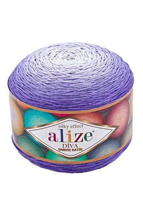 Alize Yarn - ALİZE DİVA OMBRE BATİK COLOR 7378