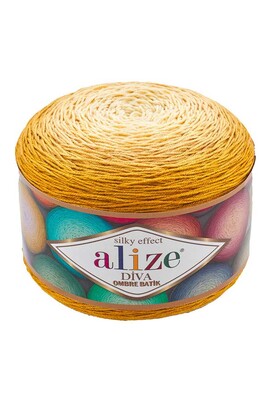 Alize Yarn - ALİZE DİVA OMBRE BATİK KNİTTİNG YARN 7358