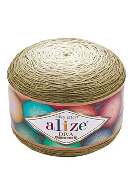 Alize Yarn - ALİZE DİVA OMBRE BATİK KNİTTİNG YARN 7374