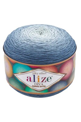 Alize Yarn - ALİZE DİVA OMBRE BATİK KNİTTİNG YARN 7379