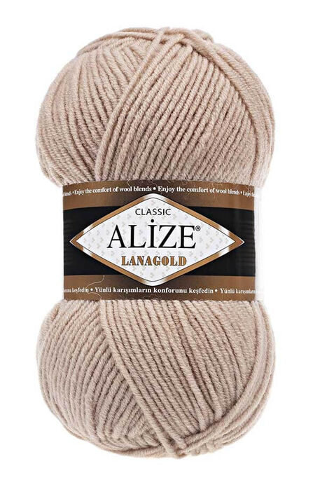 Alize Yarn - ALİZE LANAGOLD 05 Bej