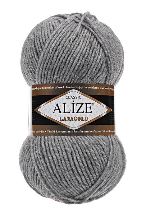 Alize Yarn - ALİZE LANAGOLD 21 Gri