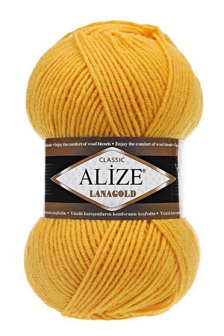 Alize Yarn - ALİZE LANAGOLD 216 Sarı