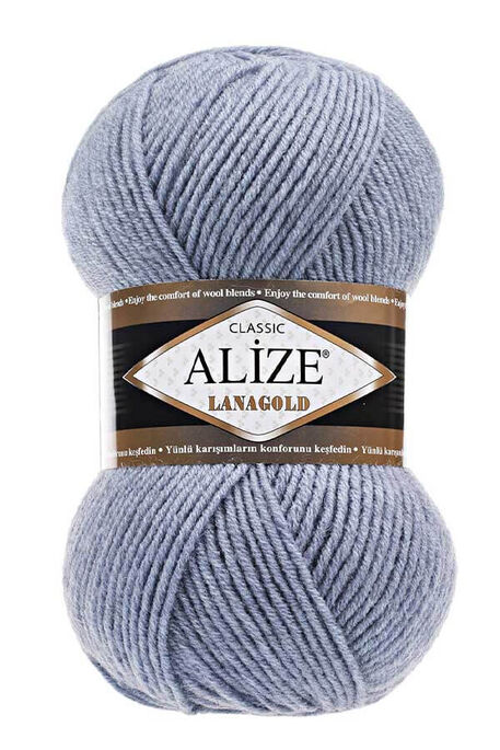 Alize Yarn - ALİZE LANAGOLD 221 Mavi Melanj