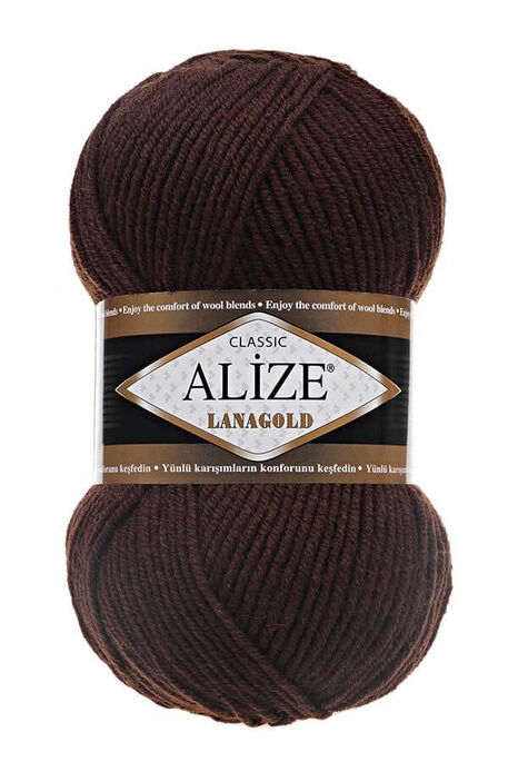 Alize Yarn - ALİZE LANAGOLD 26 Kahverengi