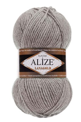 Alize Yarn - ALİZE LANAGOLD 283 Vizon