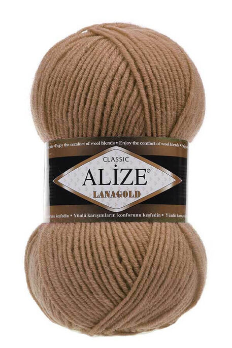 Alize Yarn - ALİZE LANAGOLD 466 Kahve