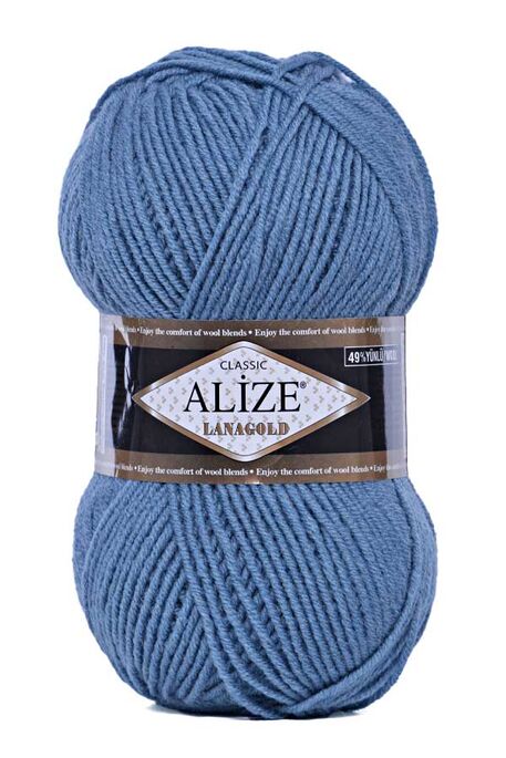 Alize Yarn - ALİZE LANAGOLD 498 Havacı Mavi