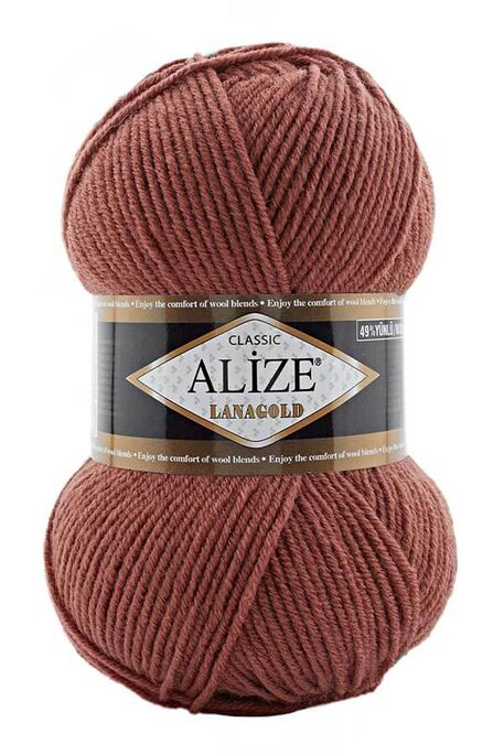 Alize Yarn - ALİZE LANAGOLD 565 Kiremit