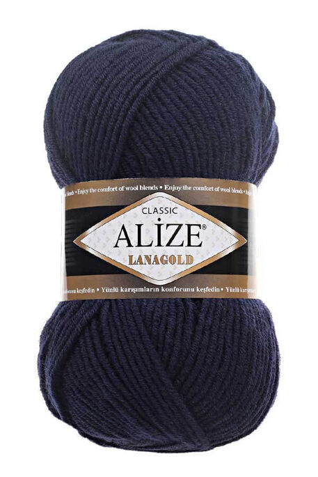 Alize Yarn - ALİZE LANAGOLD 58 Lacivert